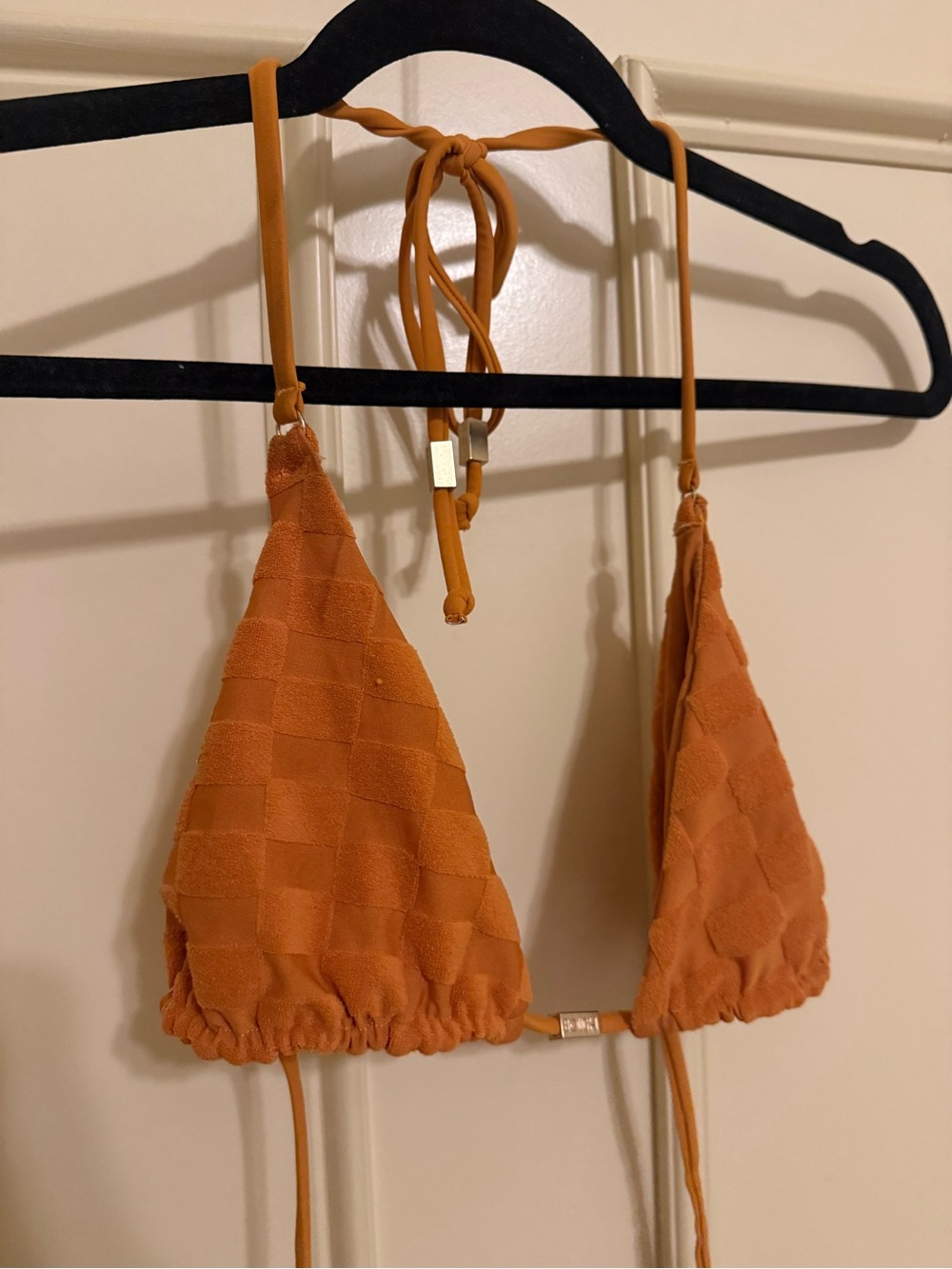 Women’s Orange Triangle Bikini Top - blackbough